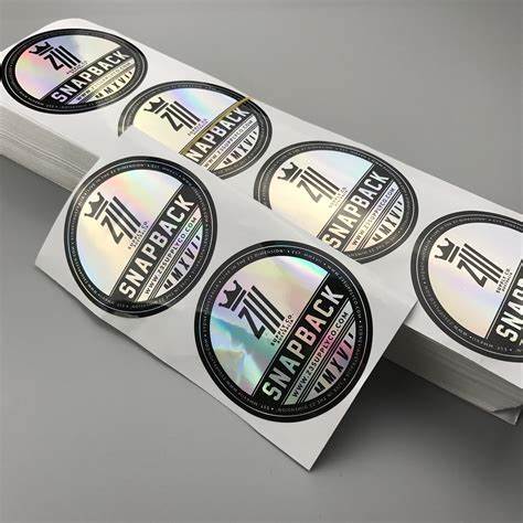 Vinyl sticker for products