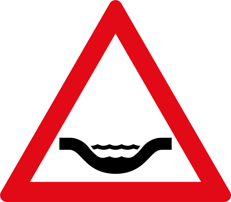 DRIFT ROAD SIGN (W350)