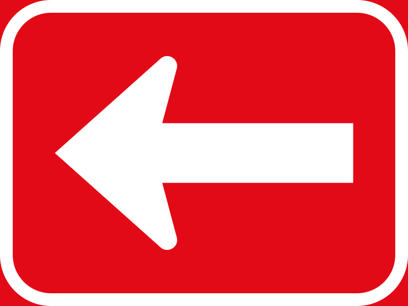 ONE-WAY ROADWAY ROAD SIGN (R4.1)