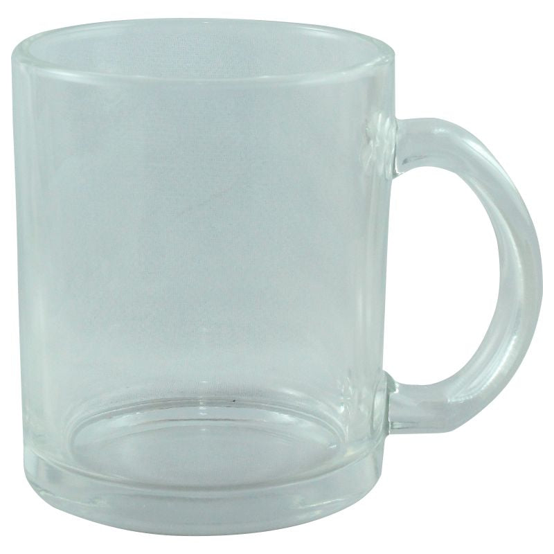 Sublimation glass mug plain