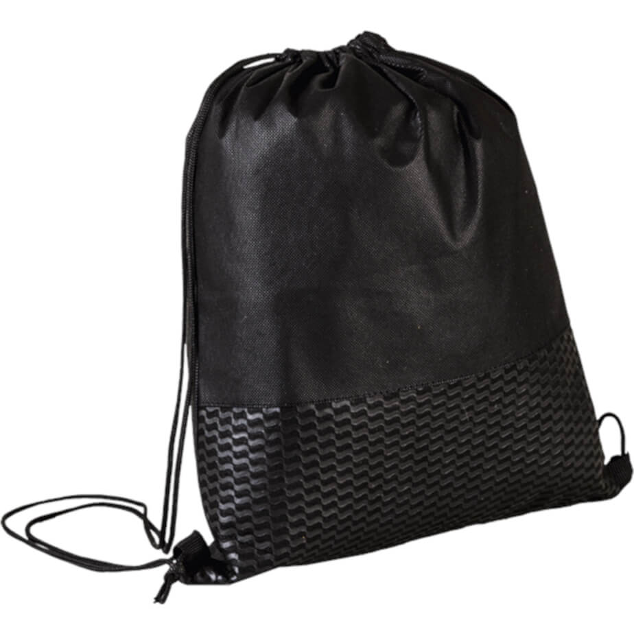 Wave Design Drawstring Bag – Non-Woven