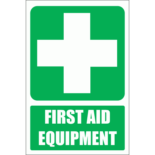 FIRST-AID EQUIPMENT SAFETY SIGN (GA 1)