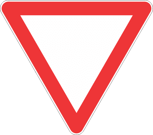 YIELD RETRO REFLECTIVE CHROMADEK ROAD SIGN (R2)